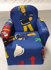 Kids Children’s Chair Armchair Baby Sofa Seat Fabric Upholstered Playroom