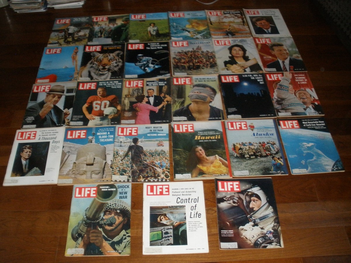 HUGE LOT OF 27 VINTAGE LIFE MAGAZINES ALL FROM 1965 | eBay