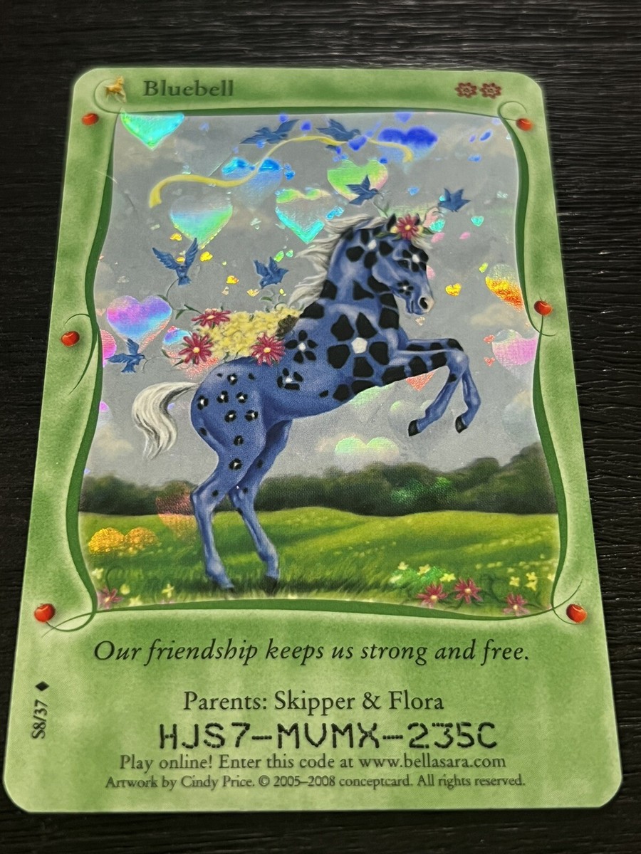 rare bella sara cards Baby Bella SUPER Foil Card Bluebell S8/37 Bella Sara cards for Sale