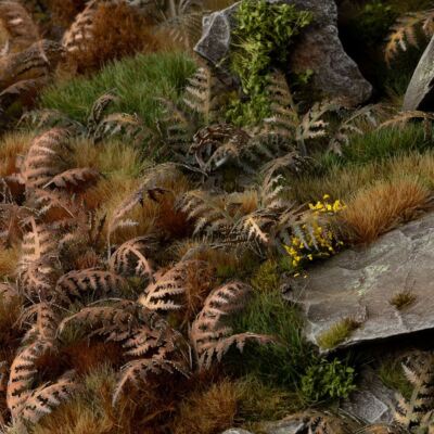 Gamers Gras Laserschneidpflanzen - Trockenbracken (Wargame/Modellbasis)