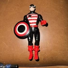 1990 ToyBiz Marvel Super Heroes Captain America US Agent 5" 100% Complete Vtg