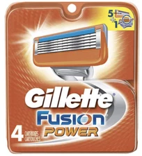 Qty 3 - Gillette Fusion5 Razor Blade 4 ct. Refills, For Men, Total 12 Blades