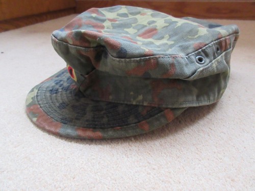 3 German Army Camouflage Flecktarn Caps, Small Size 53/ 58 - Picture 15 of 19