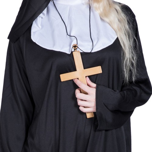 Traje de Monja Mujer Disfraz Halloween Disfraces Adulto Mujer Madre Novia - Imagen 9 de 11