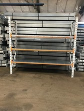 3 Bays Apex longspan Pallet Racking Storage-3 levels 600mm deep -£250 per bay