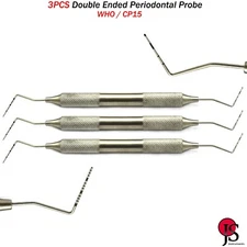 Dental Perio Probe Diagnostic Measuring Periodontal Probes UNC15 WHO