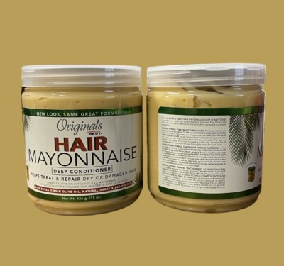 Africa's Best Hair Mayonnaise Deep Conditioner Helps & Treat & Repair Hair 15 oz