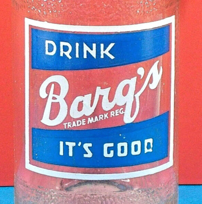 BARQ'S 8 oz Bottle  *** No City Named *** ACL and Embossed Label
