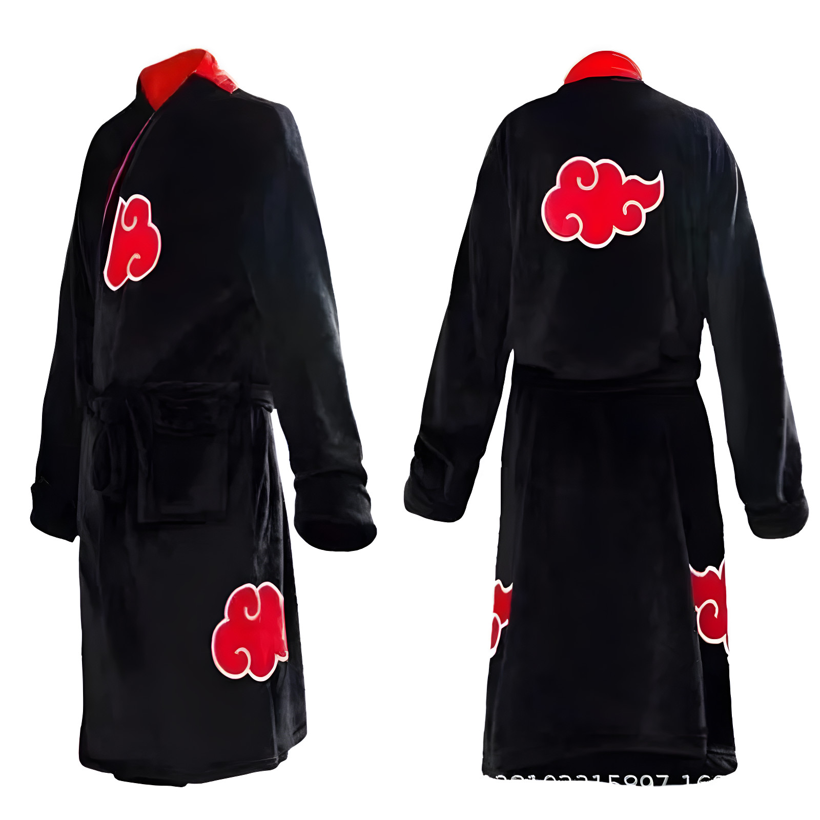 Albornoz Akatsuki Anime Cosplay Bata Naruto Pijama Itachi Disfraz Regalo