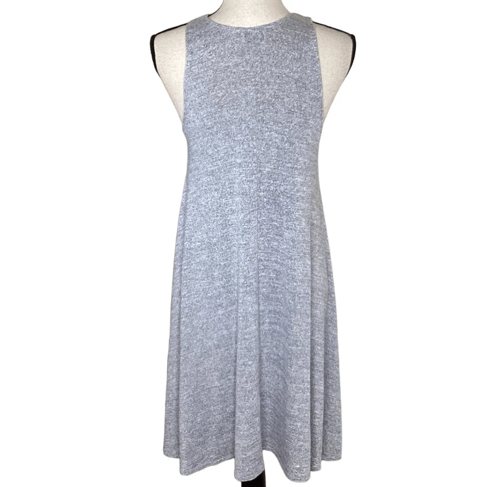 Vestido Aritzia Wilfred Free Rosa Gris Tejido Línea A Columpio Talla S, Playa, Vacaciones Foto 3 de 4