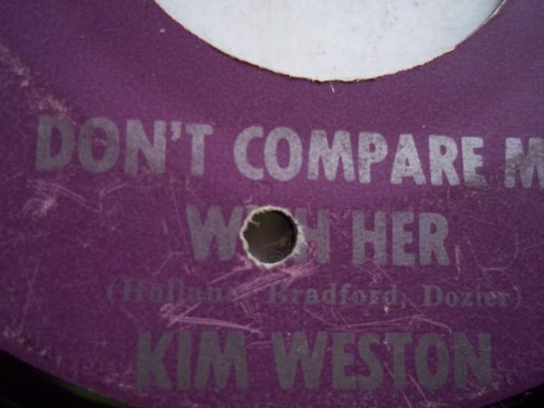 KIM WESTON Take Me In Your Arms (Rock Me) / Don't Compare 45 RPM 7" Record GORDY - Picture 8 of 9