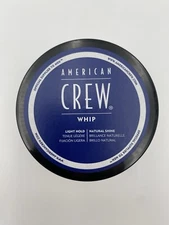 American Crew Men's Whip Styling Cream, Like Hair Gel with Light Hold