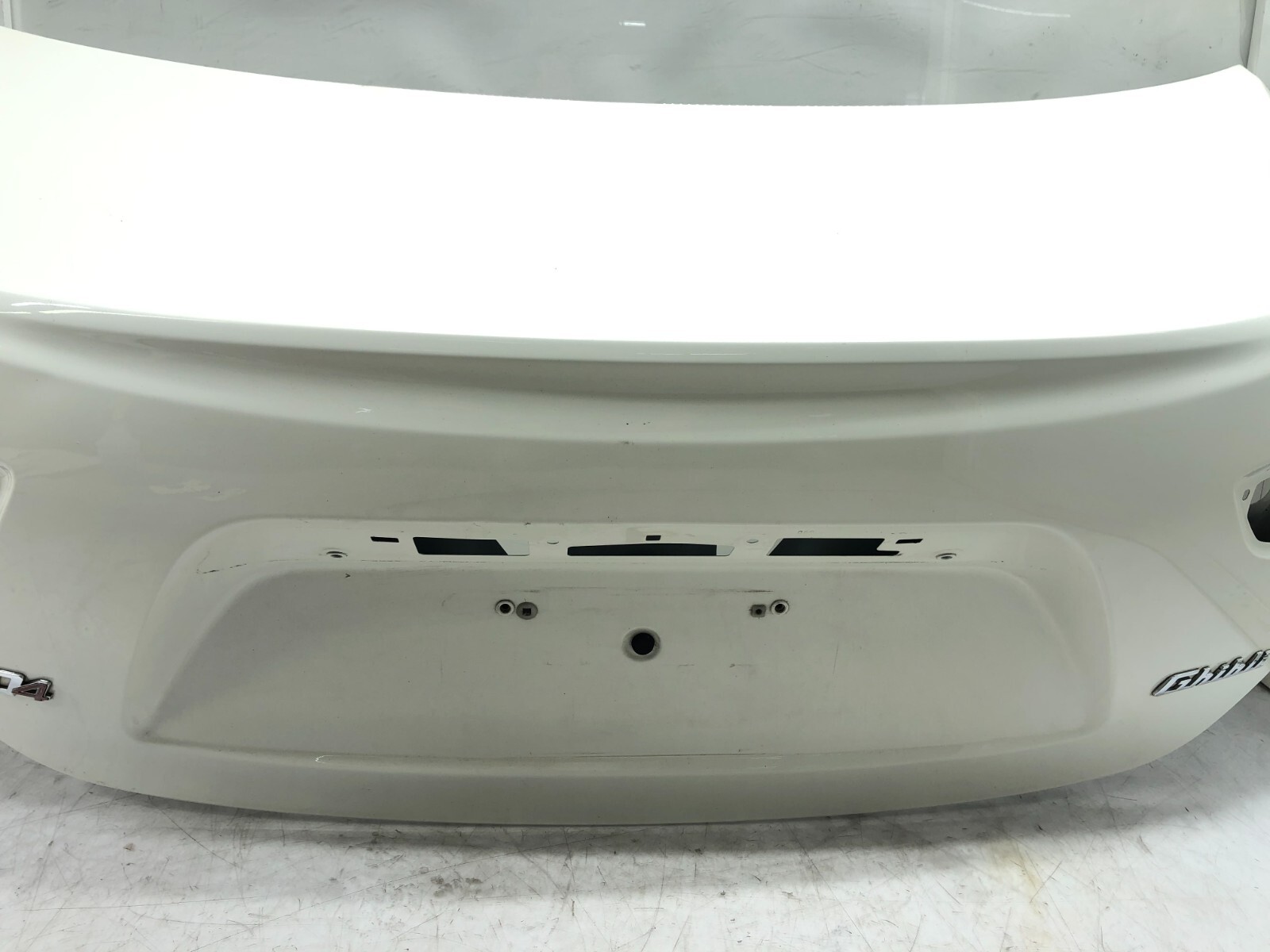 2014-2017 MASERATI GHIBLI REAR BOOT TRUNK LID OEM # NOTE DENTS.