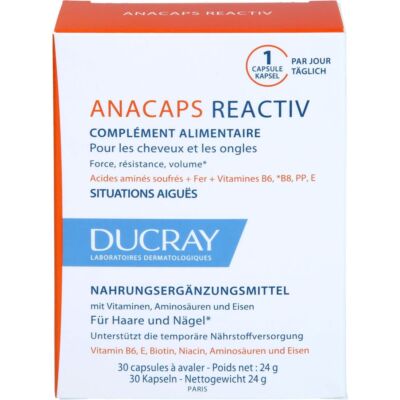 DUCRAY anacaps REACTIV Kapseln 30 St PZN13348621
