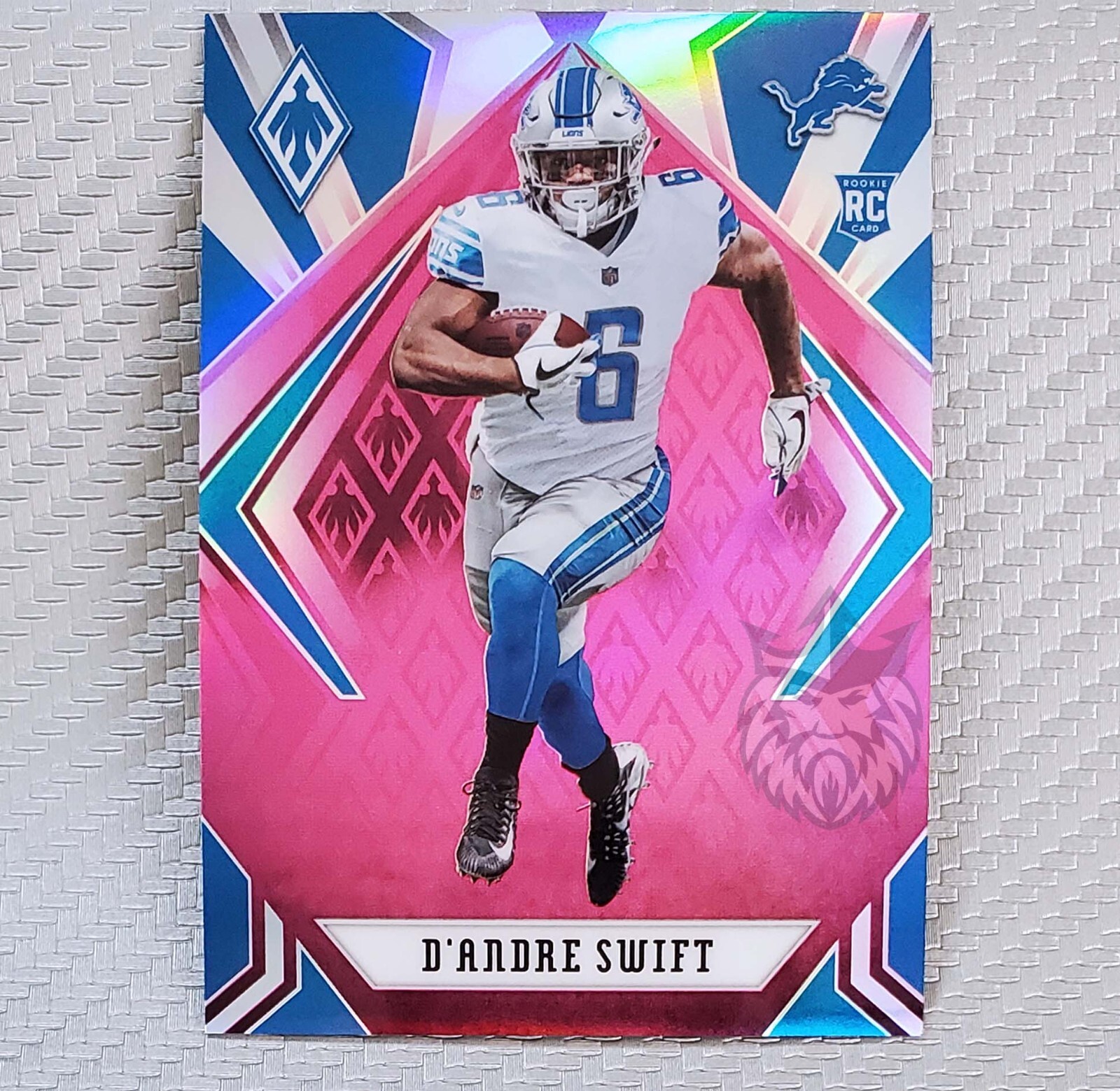 D'Andre Swift RC SP /199 📈 2020 Phoenix Rookie Pink Prizm #109 Detroit Lions