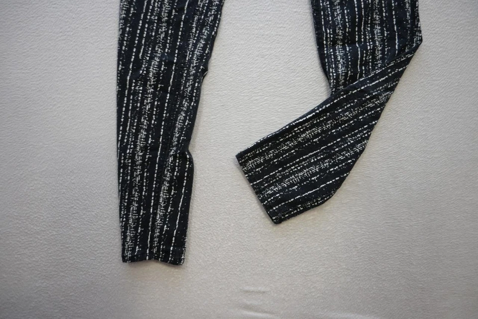 Rag & Bone Legging Pants Black White Flat Pull On MADE IN USA Womens Size 28 - Image 3 of 4