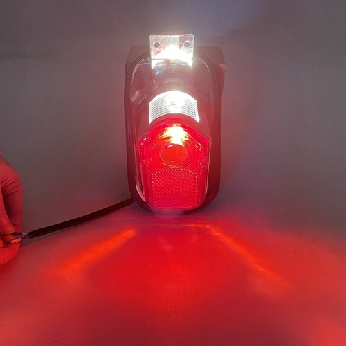 Tombstone Tail Light Brake Light Lamp For Harley Softail Custom FLSTF FXST FXBR - Picture 9 of 11