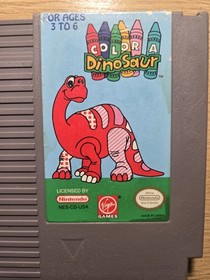NES Color A Dinosaur Nintendo Game