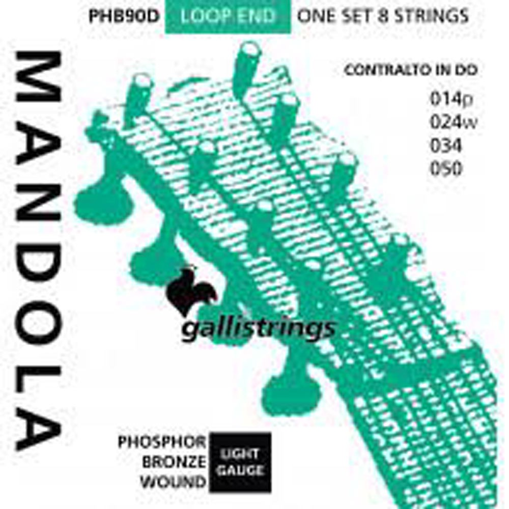 Galli PHB90CL Octave Mandola Strings, Light Gauge, Phosphor Bronze. .012-.046