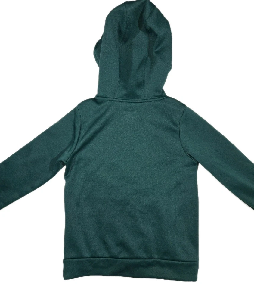 Sudadera con capucha Under Armour verde niños jóvenes pequeña Foto 3 de 4
