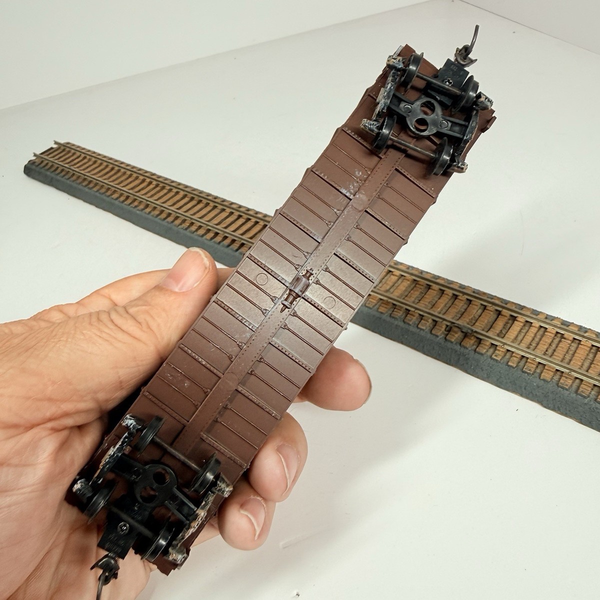 HO Scale VINTAGE Freight Car - LIFELIKE pennsylvania Gondola With Load - Car as Pictured