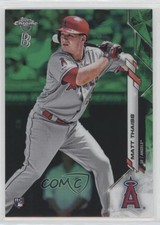 2020 Topps Chrome Ben Baller Edition Green Refractor 31/99 Matt Thaiss #83 05gv