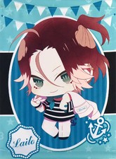 DIABOLIK LIEBHABER Laito Sakamaki A4 Wandteppich Schwarz x Blau