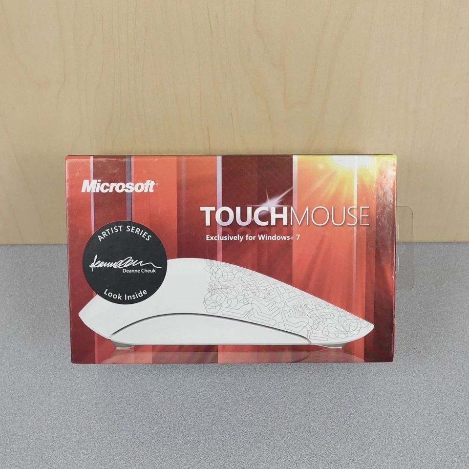 Microsoft Touch Mouse Limited Edition Artist Series Deanne Cheuk Windows 7 NEW - Image 2 of 4
