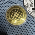 (5) Ether & Solana Crypto Commemorative Coins in Protective Plastic Cases 5 — photo 3