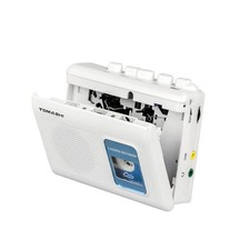 Portable Cassette Player Tape Recorder with Built-in Speaker,Microphone,Headp...