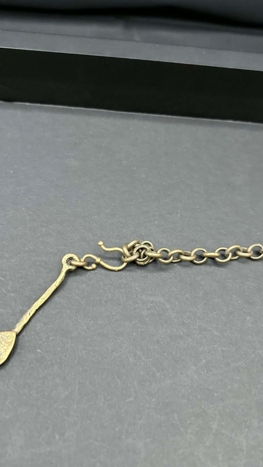 Bronze Leaf Vine Statement Necklace Botanical Bra… - image 7