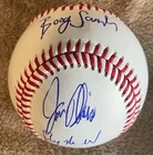 Boog Sciambi & Jim Deshaies Signed OL Baseball 2026 Chicago Cubs Autographed DUO