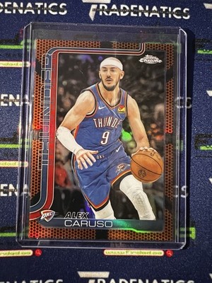 Alex Caruso 2025/26 Topps Chrome Orange Basketball Refractor #170 Thunder NBA