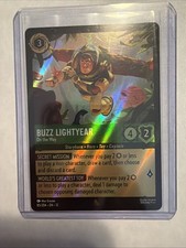 Lorcana Buzz Lightyear On the Way Enchanted Rainbow Holo Foil EN 85/204