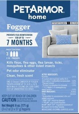 Pet Armor Home 3 2oz Cans Kills Fleas Ticks Mosquitos Fresh Scent 7 Months Cov