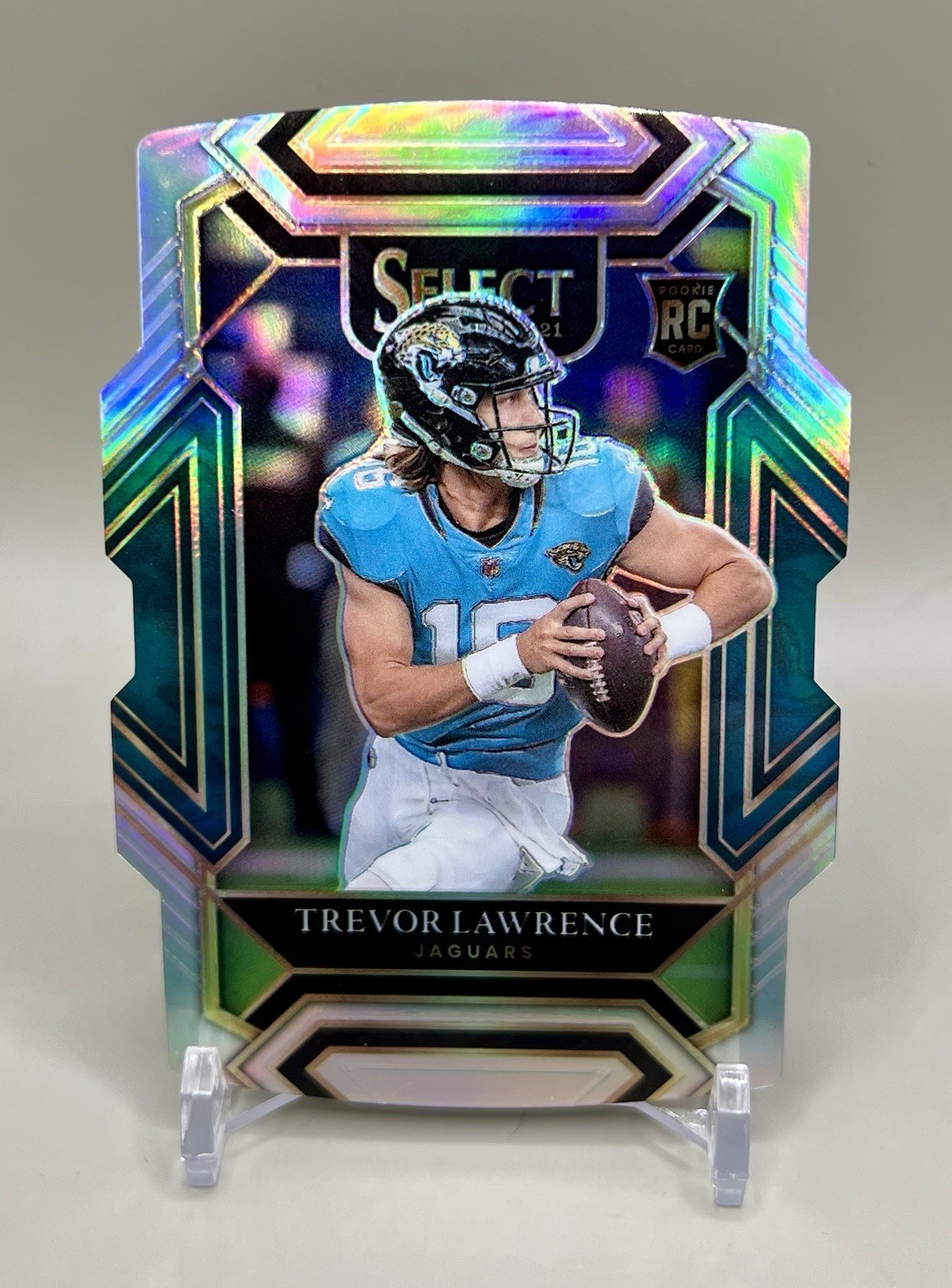2021 Panini Select - Club Level Trevor Lawrence #243 Silver Prizm (RC)
