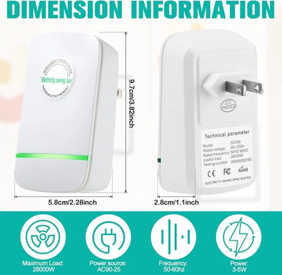 #ad #ad Pro Power Saving Device Electricity Saving Box Stabilize Voltage Device US $13.90