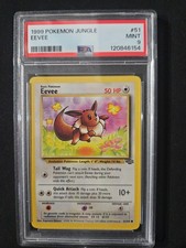 Carta Pokemon - PSA 9 Eevee 51/64 - Jungle Non Holo - come nuova - PSA9
