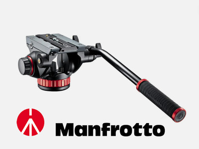 New Manfrotto MVH502AH Pro Video Head - Flat Base. Never used! Box has dings