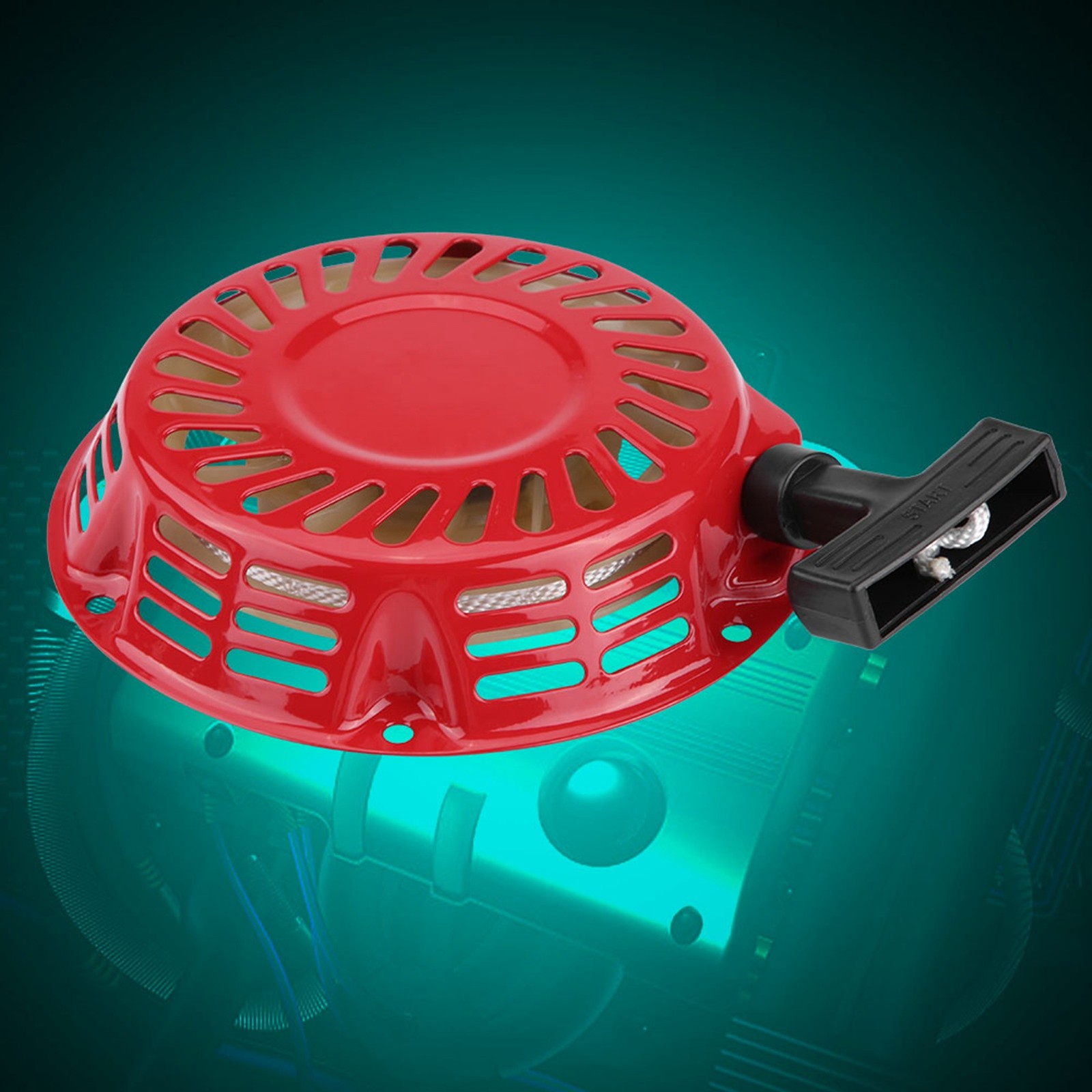 168f-a Pull Cord + Recoil Pull Start Starter Assembly For 2KW 168F Gasoline