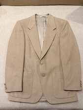 Vintage Yves Saint Laurent Wool Herringbone Blazer 38r/40 Slim YSL Dark Academia