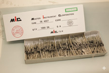 MIC 1N4007 Rectifier Diode 1000V 1A DO-41 RoHS 1000 PCS Bulk Lot.