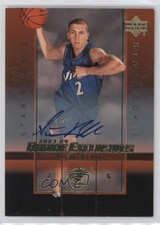 2003-04 Upper Deck Rookie Exclusives Star Rookie Auto Steve Blake #A29 RC