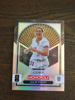 2026 Panini Prizm World Cup Monopoly Julie Foudy USW USWNT Silver