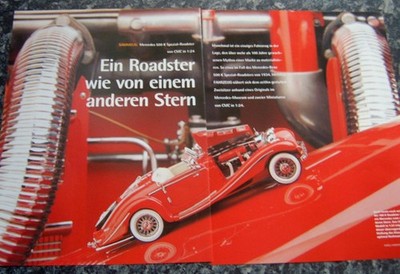 MERCEDES-BENZ 500 K SPEZIAL ROADSTER in 1-24 von CMC..ein Modellbericht #9701f