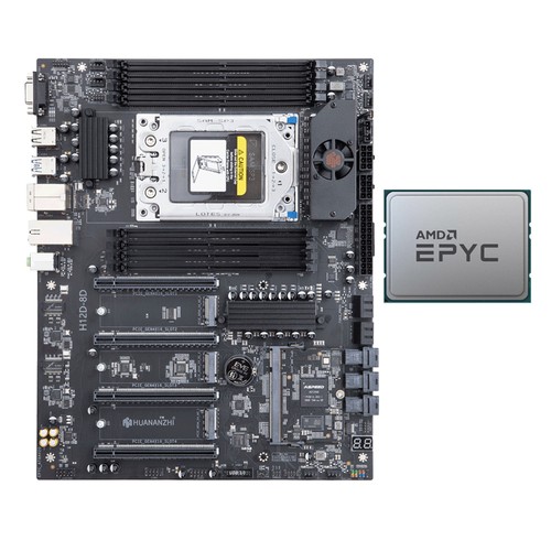 AMD EPYC 74F3 24C/48T 3.2GHz+H12D-8D AMD EPYC 7003 DDR4 motherboard BMC IPMI2.0 - 第 1/6 張圖片
