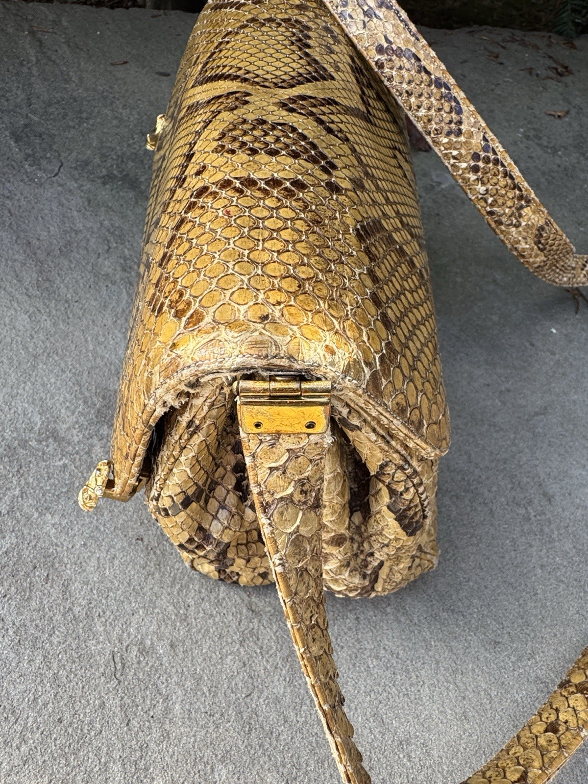 JUDITH LEIBER FOR BONWIT TELLER PYTHON SNAKESKIN … - image 6