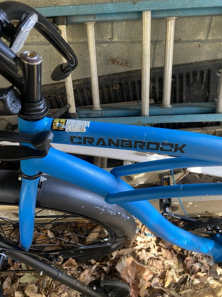 Bicicleta Crucero Huffy Cranbrook Adulto, Ruedas 26", Sillín Confort, Azul Mate Foto 2 de 4