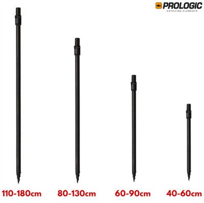 Prologic Power Tele Bankstick Aluminium 40-180cm Teleskop heavy Duty Rostschutz