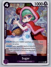Sugar OP14-063 Rare The Azure Sea's Seven One Piece Foil Near Mint